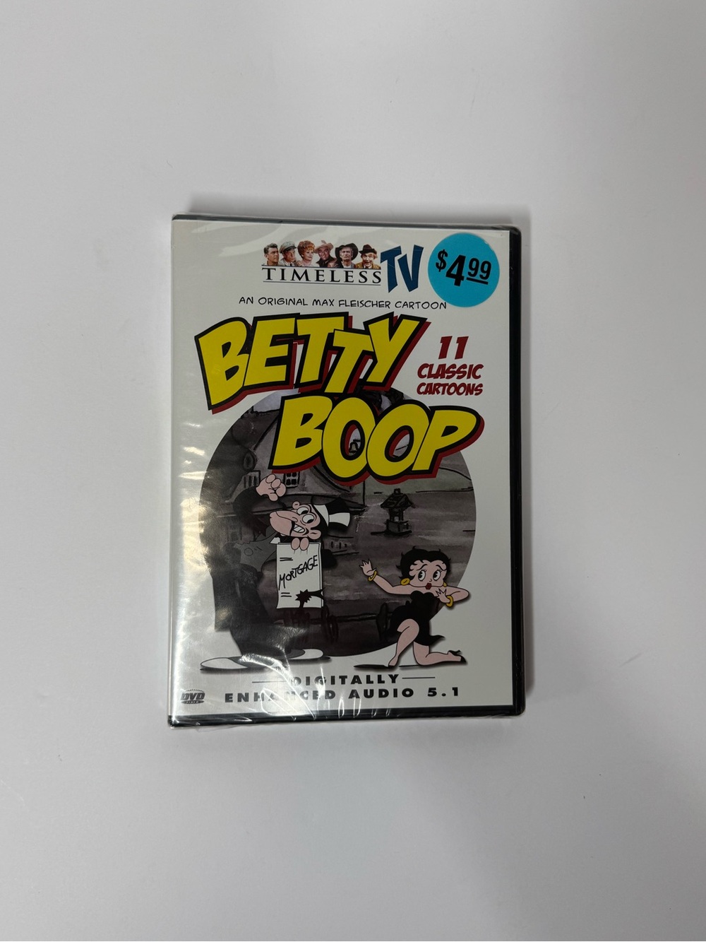 Betty Boop DVD 2004 Sealed Timeless TV 11 Classic Cartoons Max Fleischer